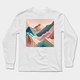 Happy Mountains Long Sleeve T-Shirt